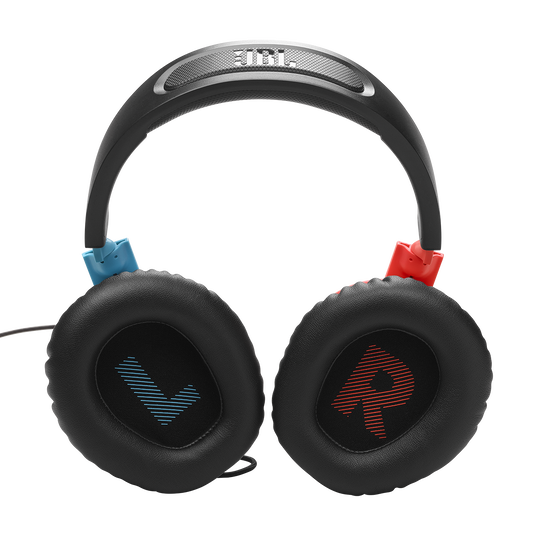 JBL Quantum 100N - Blue / Red - Wired over-ear gaming headset with detachable mic - Detailshot 1